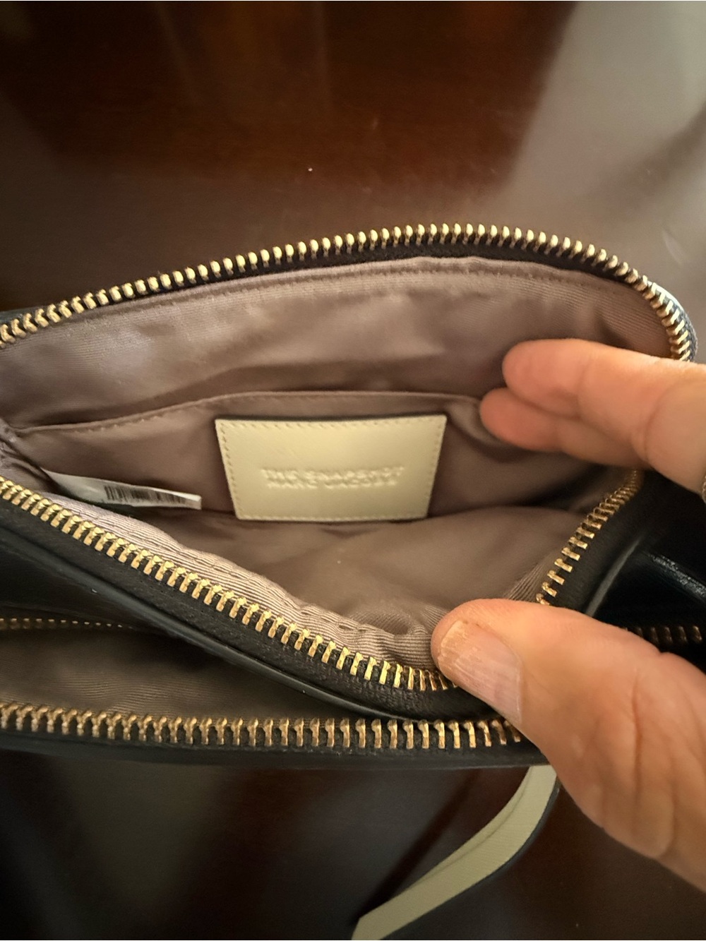 Marc Jacobs Snapshot Crossbody with Branded Black Strap - Picture 11 of 15